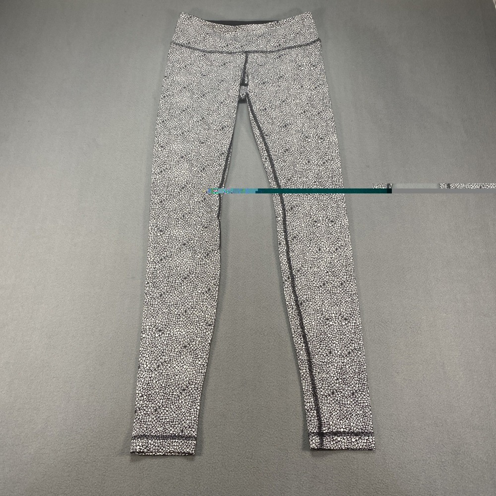 Lululemon Wunder Under Leggings Plush Petal Deep Coal Ghost Leggings Size 4